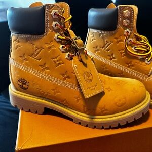 Louis Vuitton Tan Ankle Boots